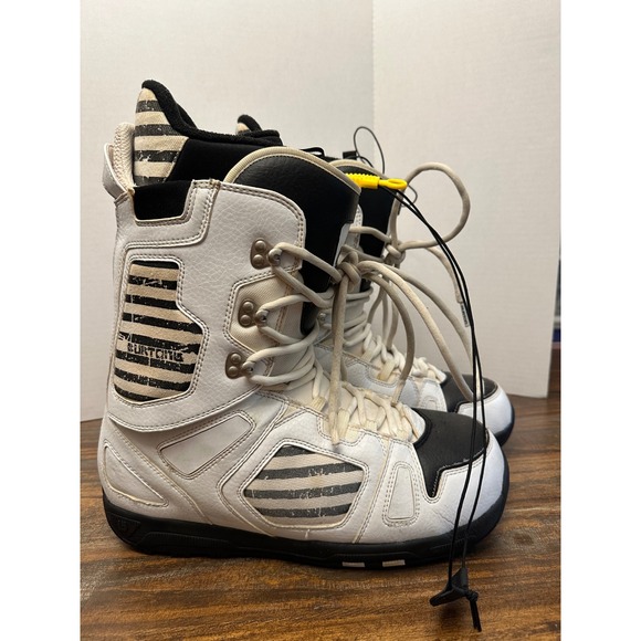 Burton‎ Freestyle Snowboard Boots Imprint 2 White Black Mens Size 14 - Picture 1 of 12